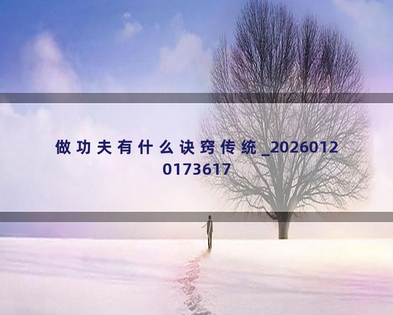 做功夫有什么诀窍传统_20260120173617