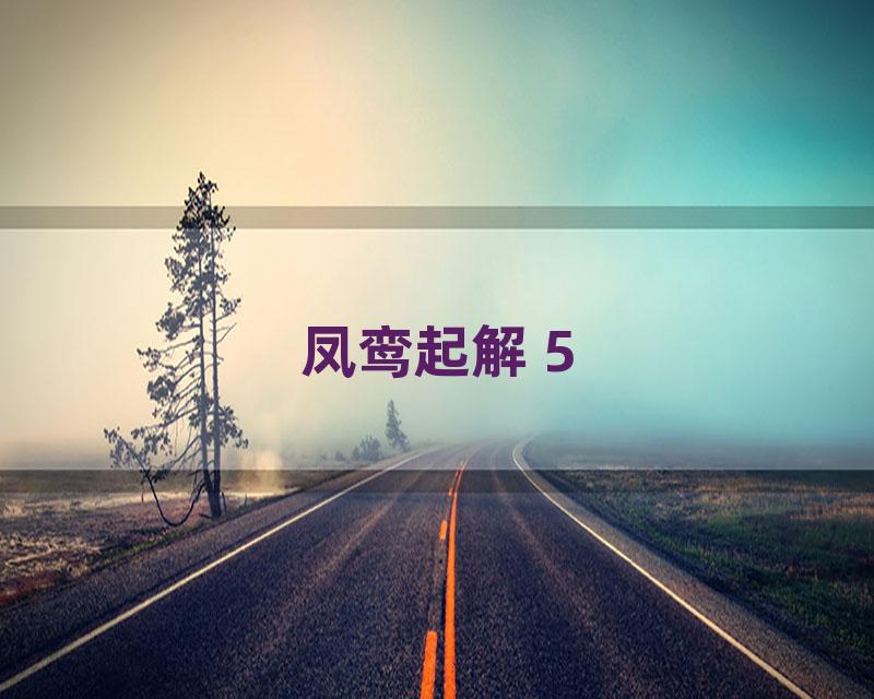 凤鸾起解 5