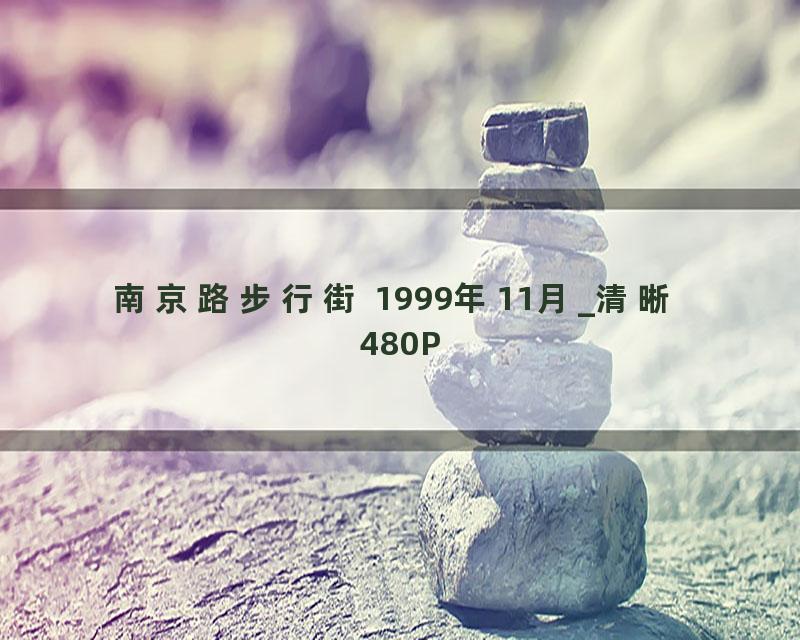 南京路步行街 1999年11月_清晰 480P