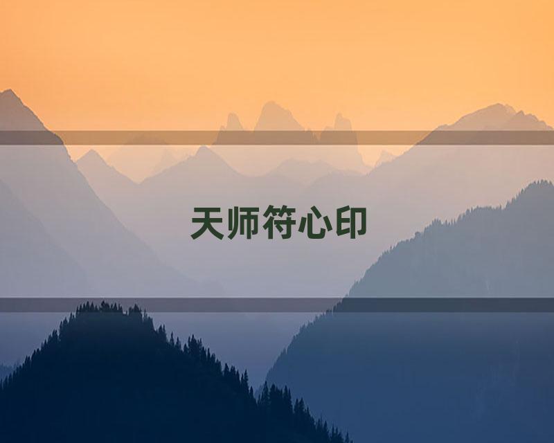 天师符心印