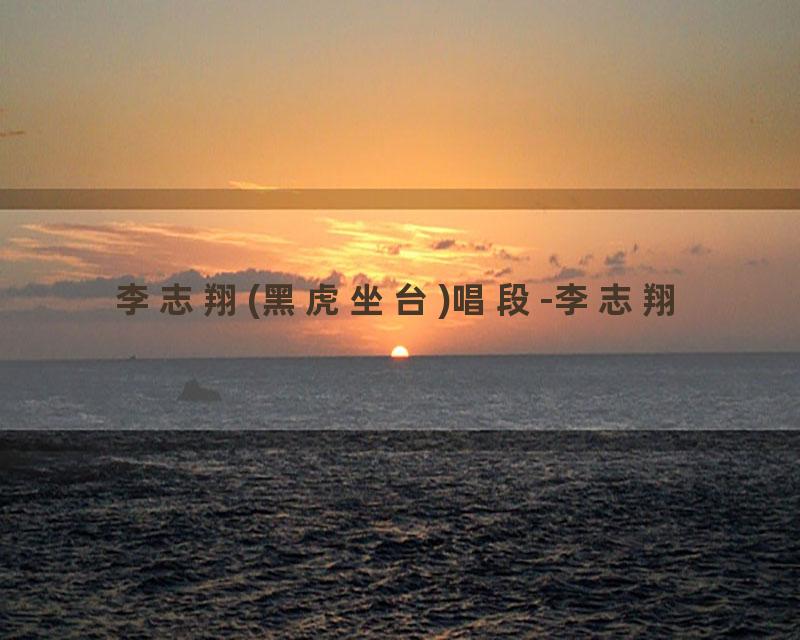 李志翔(黑虎坐台)唱段-李志翔