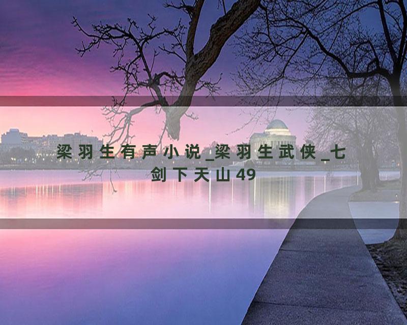 梁羽生有声小说_梁羽生武侠_七剑下天山49