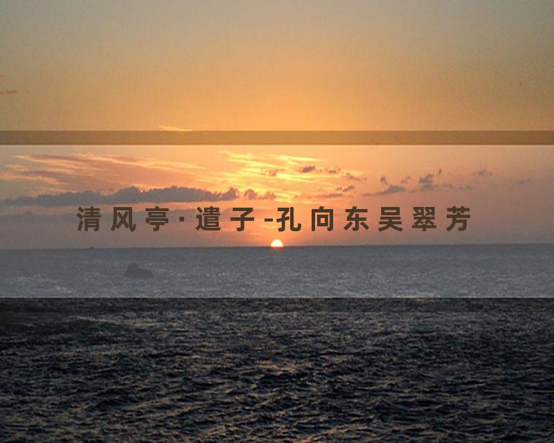 清风亭·遣子-孔向东吴翠芳