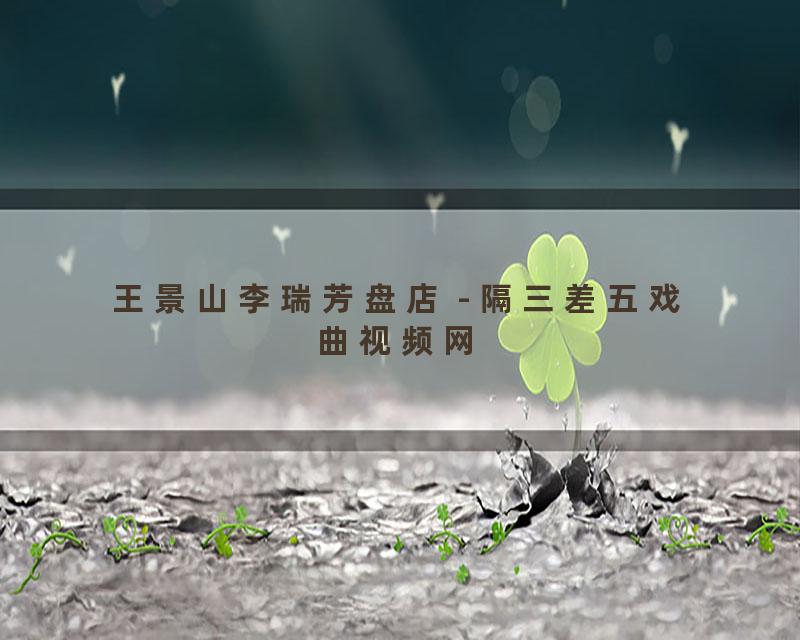 王景山李瑞芳盘店 - 隔三差五戏曲视频网