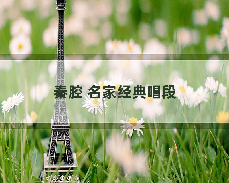 秦腔 名家经典唱段