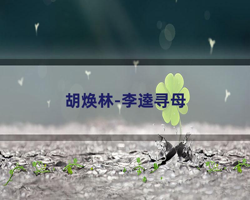 胡焕林-李逵寻母