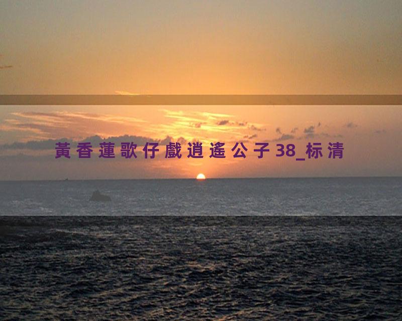 黃香蓮歌仔戲逍遙公子38_标清