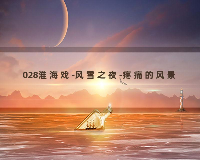 028淮海戏-风雪之夜-疼痛的风景