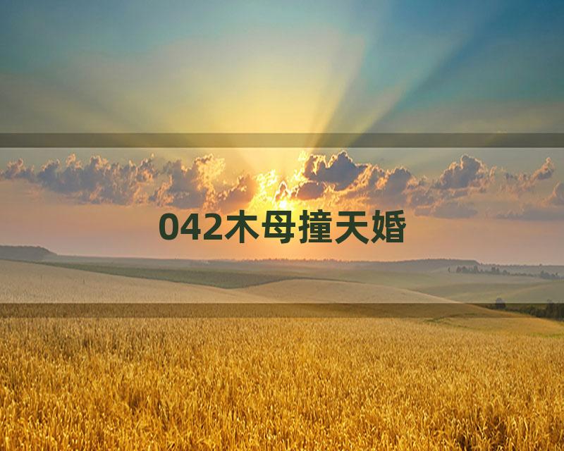 042木母撞天婚