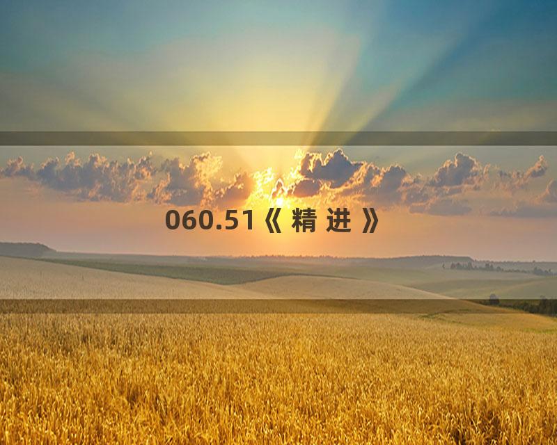 060.51《精进》