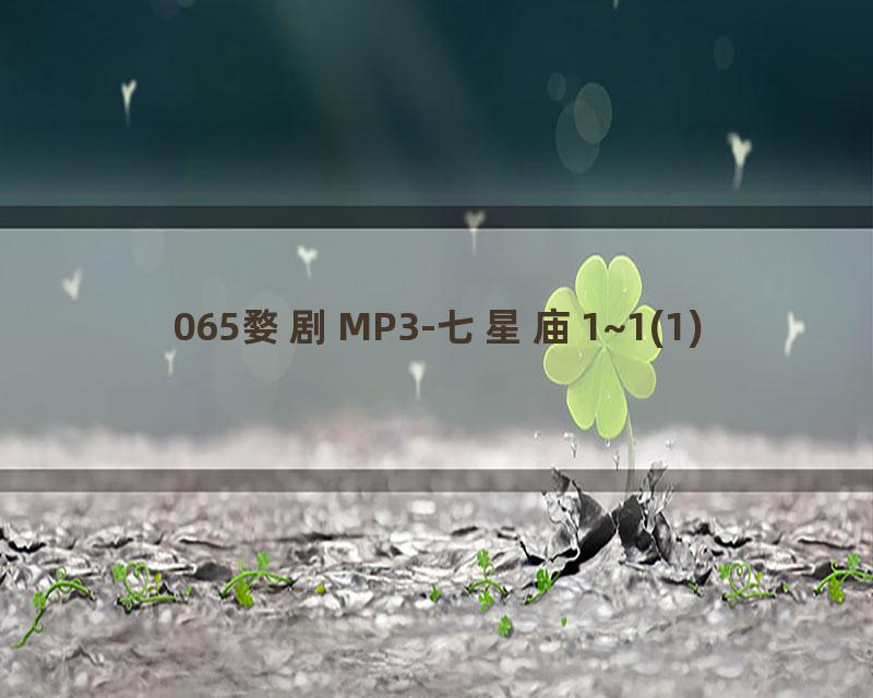 065婺剧MP3-七星庙1~1(1)