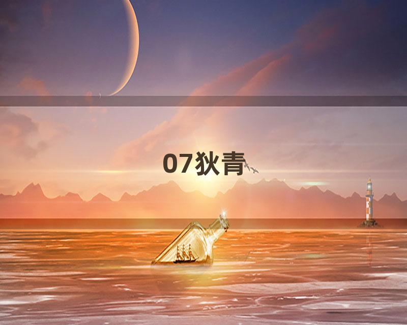 07狄青