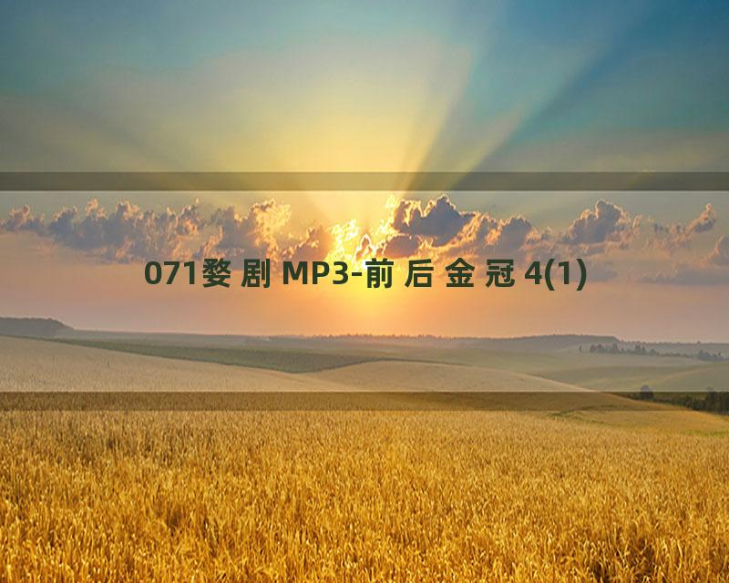 071婺剧MP3-前后金冠4(1)