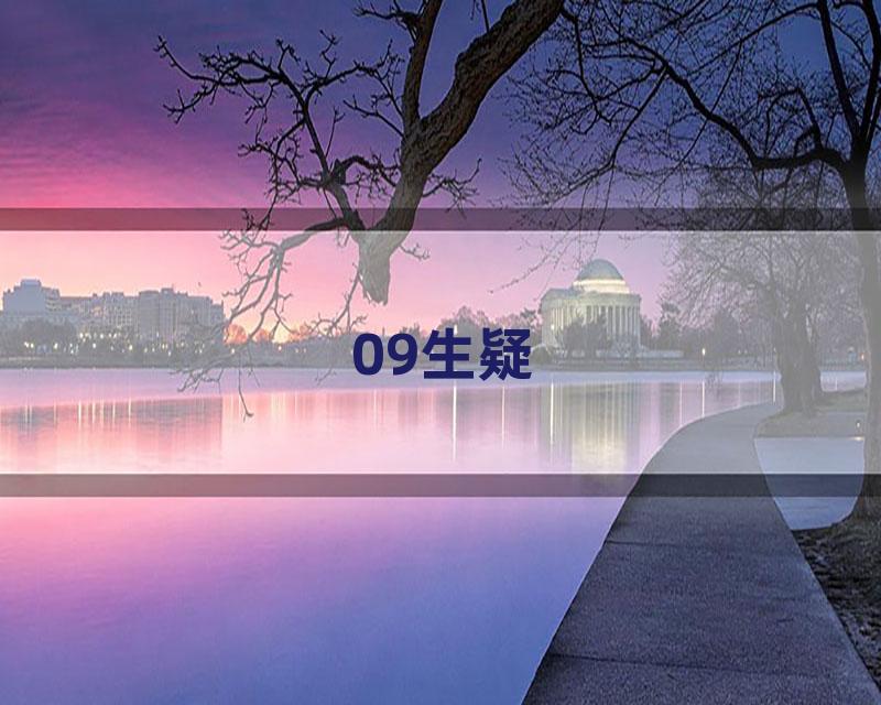09生疑