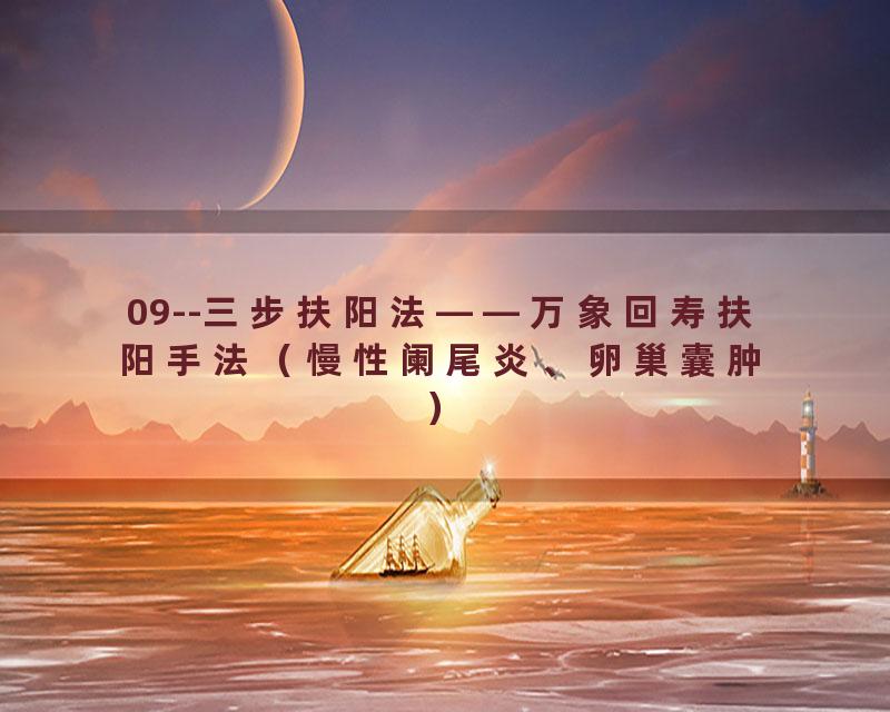 09--三步扶阳法——万象回寿扶阳手法（慢性阑尾炎、卵巢囊肿）