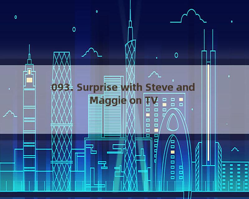 093. Surprise with Steve and Maggie on TV   More  Funny Stories for Kids  ESL Story Time with Wow TV