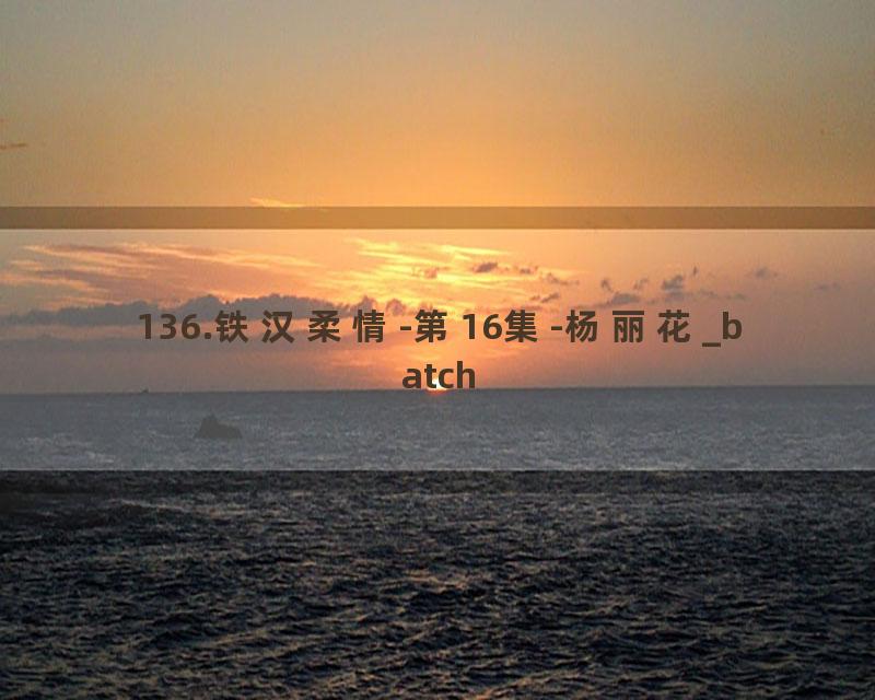 136.铁汉柔情-第16集-杨丽花_batch