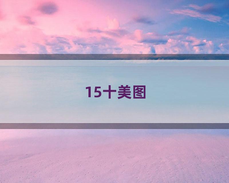 15十美图