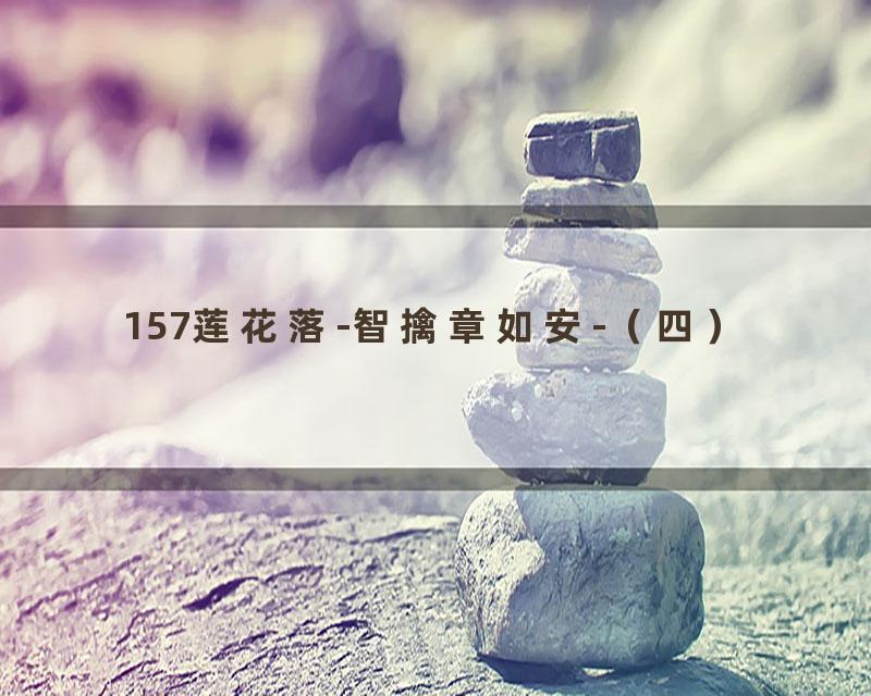 157莲花落-智擒章如安-（四）