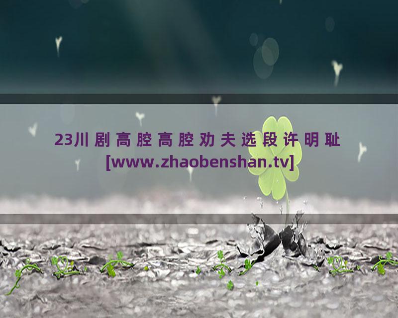 23川剧高腔高腔劝夫选段许明耻[www.zhaobenshan.tv]
