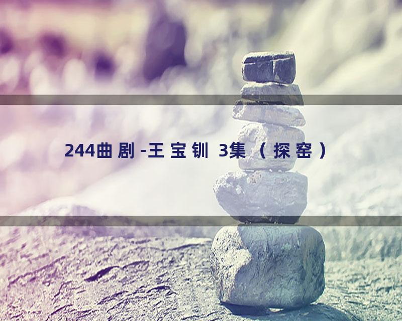 244曲剧-王宝钏 3集（探窑）