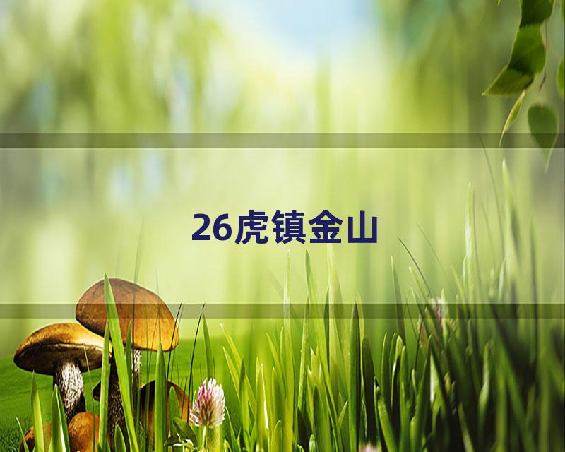 26虎镇金山