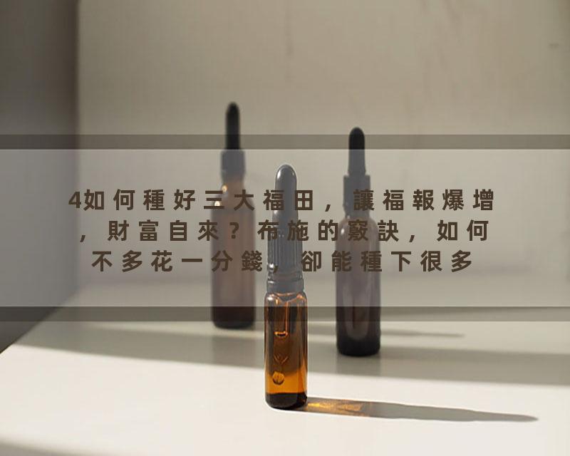 4如何種好三大福田，讓福報爆增，財富自來？布施的竅訣，如何不多花一分錢，卻能種下很多的財富種子！