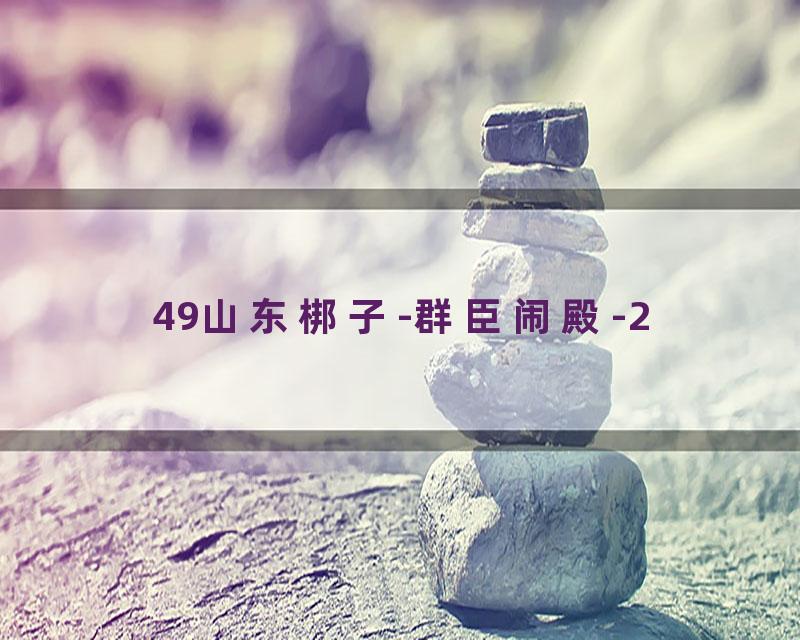 49山东梆子-群臣闹殿-2