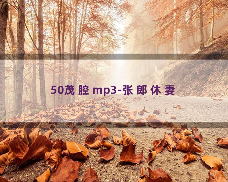 50茂腔mp3-张郎休妻
