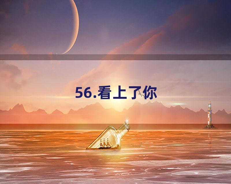 56.看上了你