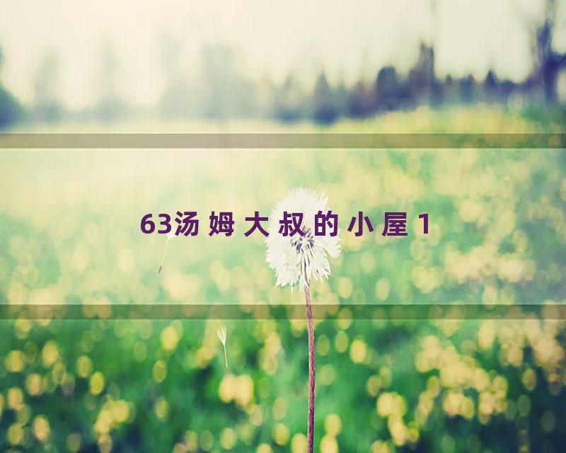 63汤姆大叔的小屋1