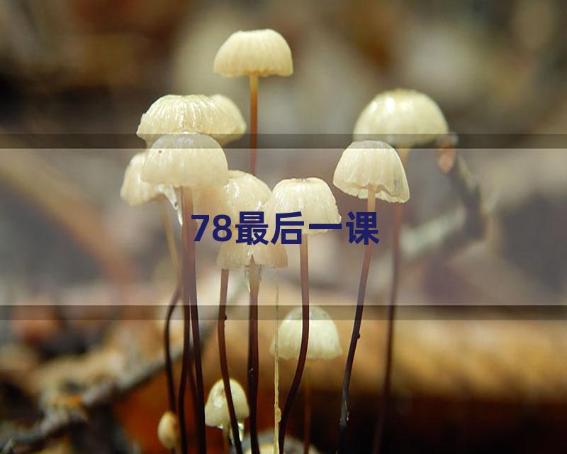 78最后一课