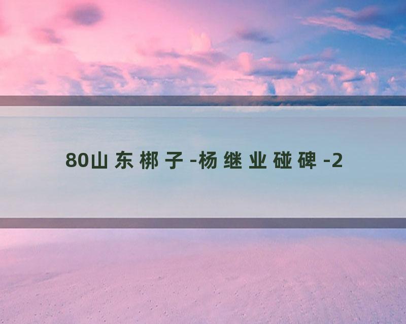 80山东梆子-杨继业碰碑-2