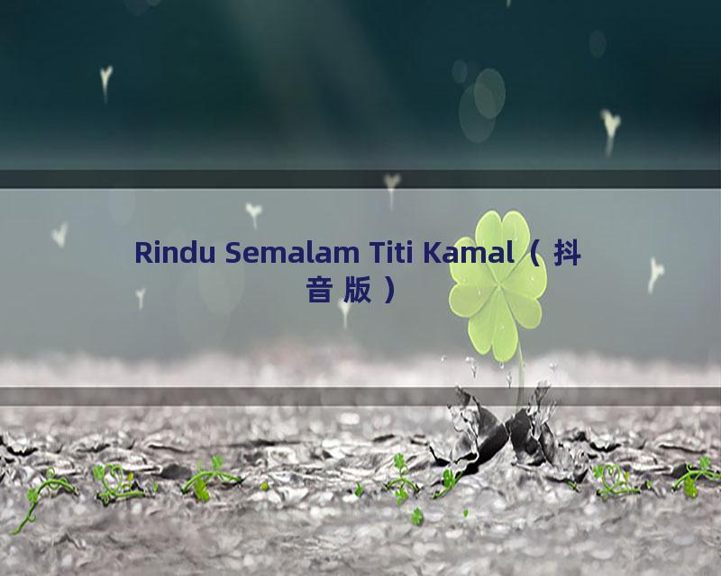 Rindu Semalam Titi Kamal（抖音版）