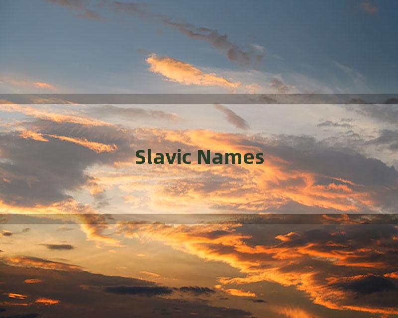 Slavic Names