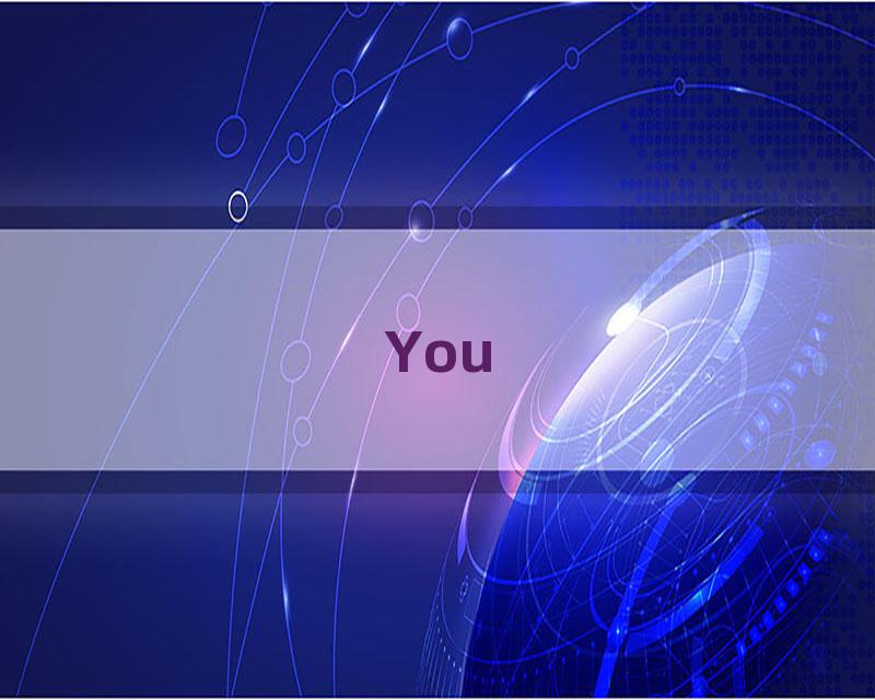 You