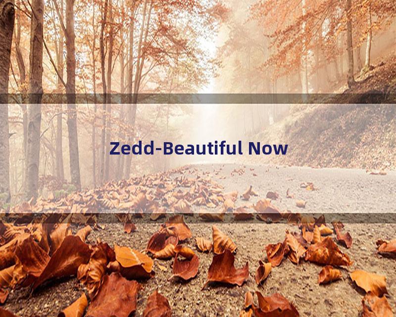Zedd-Beautiful Now